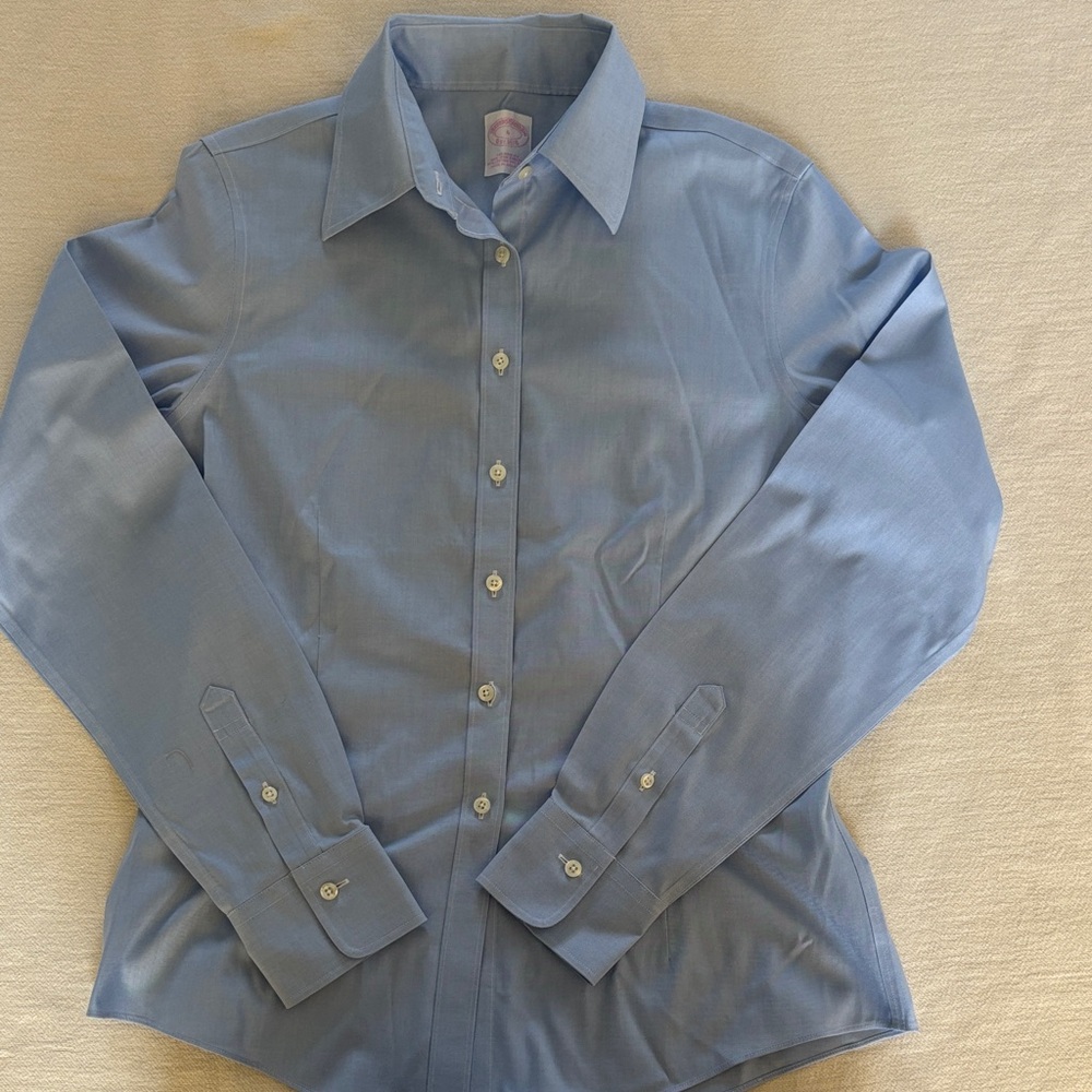 Brooks Brothers Light Blue Dress Shirt size 6 new without tags